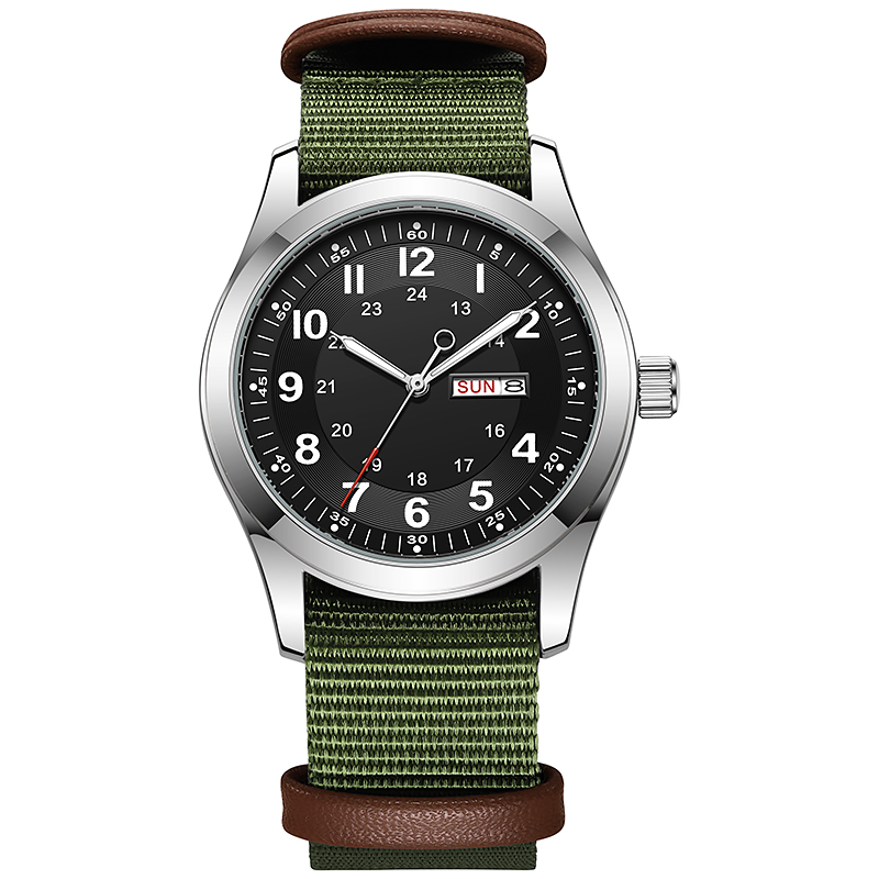 2026 Herenhorloge 42mm, oplich - Canvas Strap Watch recensie en prijs