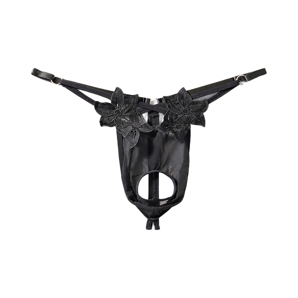 Heren kanten G-string ondergoe - Mesh Strap Metal recensie en prijs
