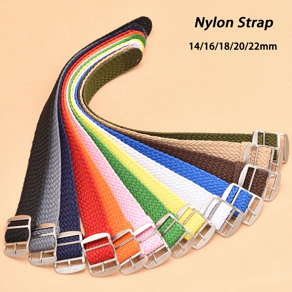 Geweven Nylon Horlogeband 14Mm - Perlon Strap Woven recensie en prijs