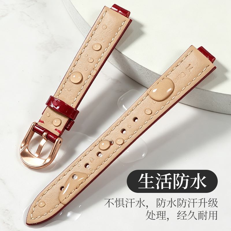 Glanzende gebogen horlogeband  - Cartier Watch Ballon Bleu recensie en prijs