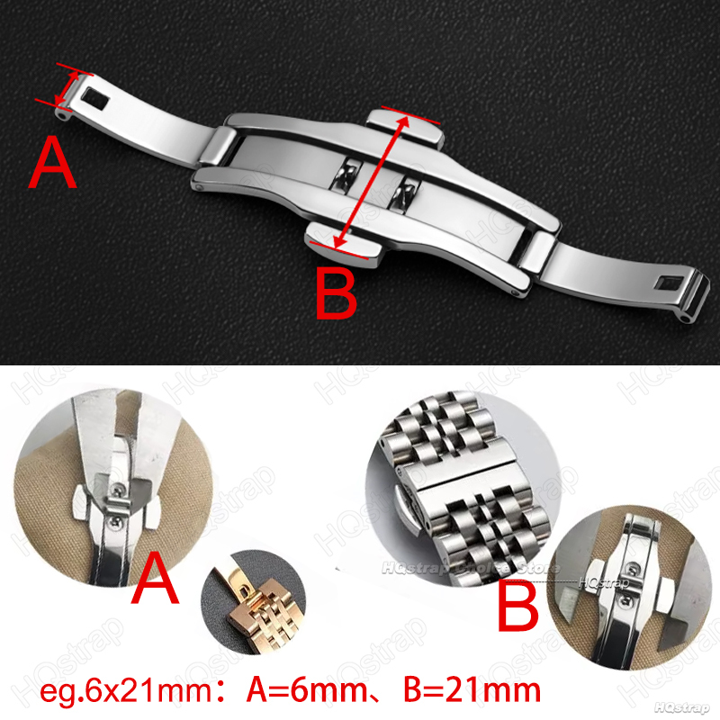 6mm x 19/21/23/25mm Vlinderges - Butterfly Clasp Deployant recensie en prijs