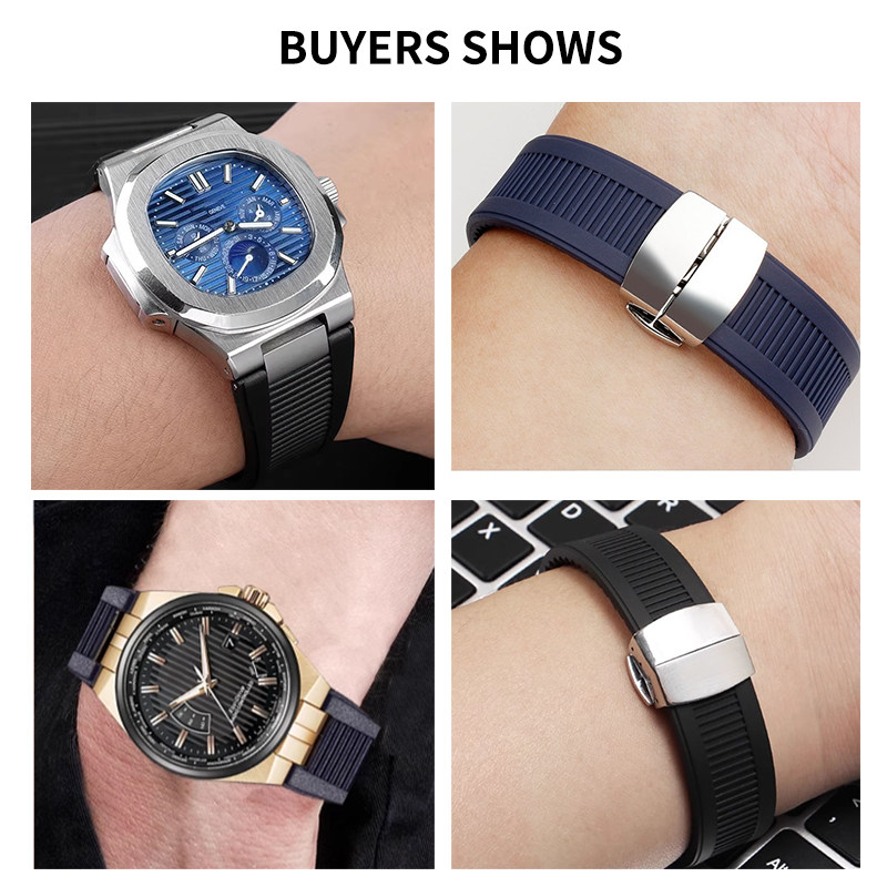 Siliconen Horlogeband Voor Pat - Patek Philippe Watch Nautilus recensie en prijs
