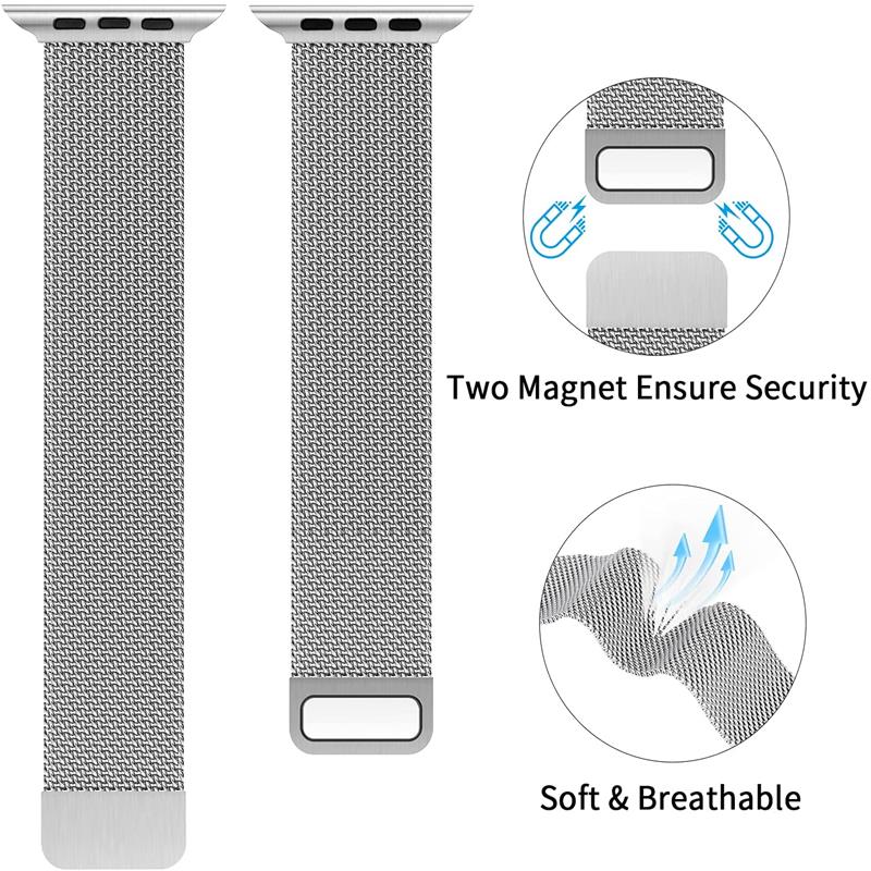 Milanese lus voor Apple Watch  - Milanese Loop Magnetic recensie en prijs